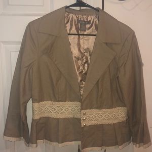 Tan blazer size 14 🎉